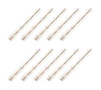ibasenice 10pcs Sturdy Iron Cabinet Hinges Silver Finish Smooth Open and Close Door Hinges for Display Cabinet and Furniture Hardware Accessories