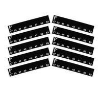 ibasenice 10pcs Temperature Stickers Stick on Wine Brewing Strip 35x20x5mm Pet Liquid Crystal High Precision Stable Temperature Control for Home Brewing Fermentation Process