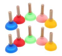 ibasenice 10pcs Tiny Toilet Plunger Shape Phone Holder, Prank Toy Unique Magician Tricks Props Card Finding Tool for Fun Bathroom Games Cute Bathroom Accessories
