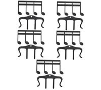 ibasenice 10pcs Type Music Book Clips Metal Sheet Page Holders for Piano and Guitar Easy to Use Music Clamps Strong Grip for Various Scores