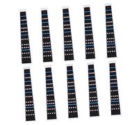 ibasenice 10pcs Violin Fingerboard Fretboard Stickers 4/4 Size Intonation Decals for Children and Adult Beginners Instrument Accessory
