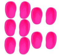 ibasenice 10pcs Waterproof Silicone Ear Guards for Hair Dyeing and Styling Process, Ergonomic Design Reusable Ear Protectors for Salon Use