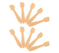 ibasenice 10pcs Wooden Facial Mask Spatulas for Skincare, Makeup Spatula Set with Elegant Design and Sl inish, for Even Application and Improved Absorption during Facial Mask Application