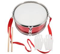 ibasenice 11 Inch Kids Snare Drum Set Sticks Flashing Red Marching Drum for Children Suitable for Music Practice School Band