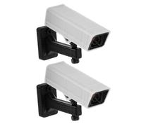 ibasenice 12 Scale Dollhouse Miniature Security Camera Props, Small Retro Fake Cctv Light Model for Dollhouse Accessories and Living Room Décor