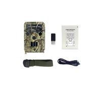 ibasenice 12mp Trail Hunting Camera 480p Outdoor Wildlife Scouting Camcorder Pr300a Camo without Battery for Game Monitoring and Trail Surveillance