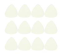 ibasenice 12pcs Acoustic Guitar Picks Celluloid Picks Unique Triangle Shape Thin Tortex Guitar Plectrums for Musicians