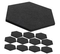 ibasenice 12pcs Acoustic Panels for Home Hexagon Wall Sticker Sound Absorbing Panel Decor Digital Equipment Insulation