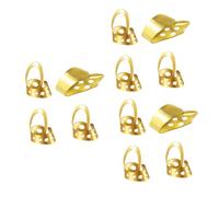 ibasenice 12pcs Adjustable Thumb Pick for Banjo Ukulele Stainless Steel Smooth Plectrum Guitar Accessories for Finger Play