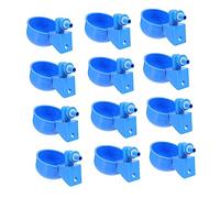ibasenice 12pcs Automatic Chicken Drinking Bowl Water Cups for Chickens Pigeons Easy Install Use Material Pasture Water Feeders