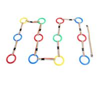 ibasenice 12pcs Boy Girl Lost Rope Quick Release Buckle Ring Safety Leash for Daycare Walking for Preschool Outdoor Group Activities