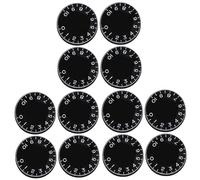 ibasenice 12pcs Control Knobs Volume Tone Knobs Parts for Replacement Electric Guitar Low Profile Guitar for Volume and Tone for Usage