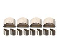 ibasenice 12pcs Copper Violin Bow Ferrule Repair Kit Half Replacement Parts for Violinists for Diy Maintenance and Instrument Care