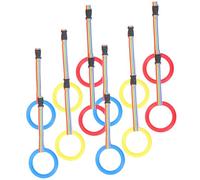 ibasenice 12pcs Detachable Walking Rope with Round Handles Anti-Lost Safety Leash for School and Outdoor Group Management Line for Preschool and Daycare Teachers