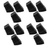ibasenice 12pcs Drum Rubber Feet Non-slip Drum Leg Protectors for Kit Stand Mat Replacement Feet for Kit Rack Pad Protect Floor and Stands