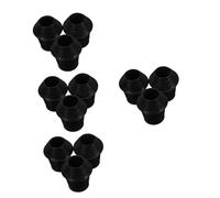 ibasenice 12pcs Drum Stand Rubber Feet for Snare Rack Pads Anti- Drum Accessories for Percussion Instruments Easy to Install Replacement Parts