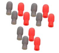 ibasenice 12pcs Drumstick Tips Silicone Caps Drumstick Head Caps Practice Tips for Drummers Ends Accessories for Quiet Drumming Practice