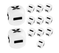 ibasenice 12pcs Educational Math Dice with Arithmetic Symbols for Creative Learning Props for Classroom and Home Teaching Safe Rounded Corner Dice to Enhance Hand-eye Coordination and Math