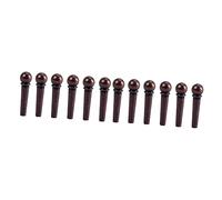 ibasenice 12pcs Folk Acoustic Guitar Accessories Guitar Bridge Pins Brass Tuning Pegs Gl Winder