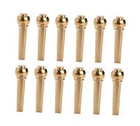 ibasenice 12pcs Guitar String Nails for Acoustic Guitar Creative String Pin Pegs for Fingerstyle Playing and Replacing Old Pins