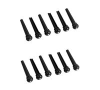 ibasenice 12pcs Guitar String Studs for Acoustic Guitars Pom Bridge Pins Bass Bridge Pegs Replacement
