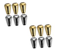ibasenice 12pcs Guitar Toggle Tip Knob Caps for Electric Guitar Synthetic and Colors Easy to Install Fits Threads
