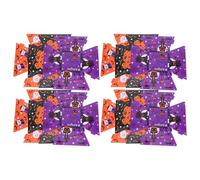 ibasenice 12pcs Halloween Themed Snack Boxes Biscuit Boxes White Cardboard for Popcorn Cookies Chocolate Halloween Party Decoration