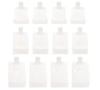 ibasenice 12pcs Liquid Self-Supporting Suction Nozzle Bag Travel Essence Bag Refillable Pet Pa Pe Material Easy to Carry Reusable Compact Design for Travel
