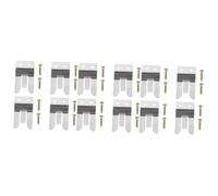 ibasenice 12pcs Metal Mic Holder Clips Microphone Holders Compatible Screw Included for Radio Accessories Use as Mic Clip for Stand