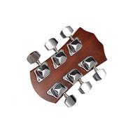 ibasenice 12pcs Metal Semi-closed Guitar String Button for Electric and Folk Guitars Easy to Install to Sound Quality