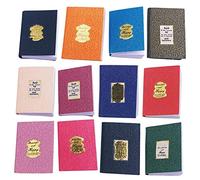 ibasenice 12pcs Miniature Bible Dollhouse Books Vintage Paper Model Accessories for Pretend Play Retro Style Tiny Book Ornaments for Dollhouse Decoration and Educational Hands