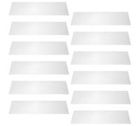 ibasenice 12pcs Pet Cage Splash Guard Panels 35.6X11.5Cm 100 Cable Ties, Removable Plastic Liners for Small Animal Habitats Including Rabbit, Guinea Pig, and Chinchilla