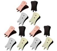 ibasenice 12pcs Portable Electroplated Erhu Mutes Erhu Clips for Practice Sturdy String Accessories for Playing Silencers and Home Practice Sessions