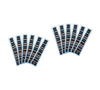 ibasenice 12pcs Removable Violin Stickers for Beginners Practical Decals for Intonation Learning Lightweight Fretboard Markers for Easy Identification and Playing