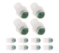 ibasenice 12pcs Roller Balls Heads for Refillable Roller Bottles Replacement Bottles Tops for Essential Oils Polished Jade Stone Inserts