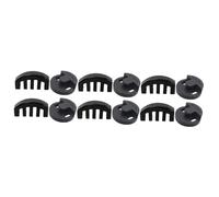 ibasenice 12pcs Rubber Violin Mute Styles for Practice Sound Dampening Accessories for Violin and Essential Instrument Parts for Musicians