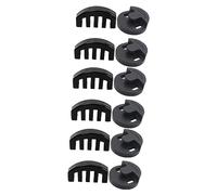 ibasenice 12pcs Rubber Violin Mute Styles for Volume Control for Practice Performance Lightweight Accessories for Musicians