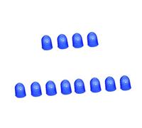 ibasenice 12pcs Silicone Guitar Fingertip Guards for Cut Protection Reusable Finger Caps for Ukulele Mandolin