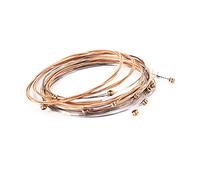 ibasenice 12pcs String Guitar Strings Set Stainless Steel Acoustic Electric Guitar Parts Accessories for Playing Music