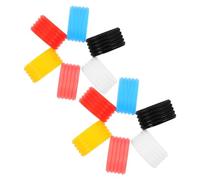ibasenice 12pcs Tennis Grip Rings Silicone Anti-slip Overgrip Stopper Bands 2.5cm Vibration Dampener Rings for Tennis Badminton Rackets Sweat Absorption and Unraveling Prevention
