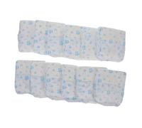 ibasenice 12pcs Ultra Absorbent Disposable Dog Diapers for Small Male Dogs Leakproof Design Ergonomic Fit Non Woven Wraps for Comfortable Use for Incontinence and Travel