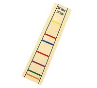 ibasenice 13 Inch Viola Finger Guide Fretboard Stickers for 3/4 Size Colour Coded Fret Markers Placement Label for Beginner Students Learning Accessory for Boys and Girls Removable Fretboard Decals