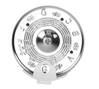 ibasenice 13 Tone Guitar Violin Bass Tuner, 13-hole F-f Pitch Tuning Pipe, Silver Round Multi-use Tuner for Musicians and Instrument Tuning