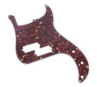 ibasenice 13holes Standard Pb Pickguard Scratch Plate for P-bass Guitar Scratch Replacement Deep Brown Tortoise Design for Enhanced Protection and Style