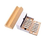 ibasenice 13pcs Fret Rocker Tool Guitar Neck Radius Gauge Press Caul Inserts for Luthier