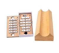 ibasenice 13pcs Guitar Radius Fret Press Caul Insert Kit for Luthier Guitar Repair Tool Insert Fret