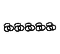 ibasenice 15 Pcs Cassette Tape Recorder Rubber Drive Belt Cassette Deck Belts Replacement