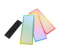 ibasenice 150 Sheets Magnetic Grocery List Fridge List Magnet Pad Organizing Daily Life Soft Magnet Pu Paper Pen Holder 20 X 7.5 Cm Appointment Reminders