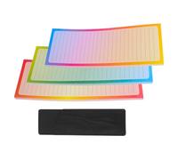 ibasenice 150 Sheets Magnetic Refrigerator Notepad Grocery List Fridge Notepad with Magnet Meal Planning Appointment Reminders Assorted Color Pu Soft Magnet Paper Organizing Daily Life