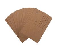 ibasenice 150pcs Bulk Blank Postcards for Mailing 4x6 Inch Brown Kraft Paper with Smooth Surface Lightweight Cards for Birthday Party and Art Project DIY